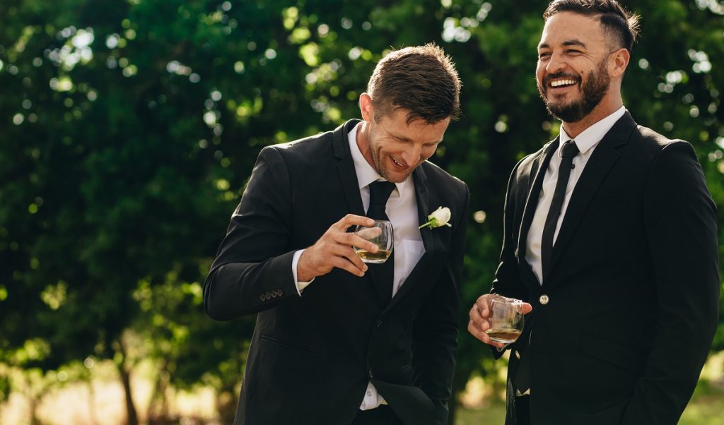 The groom's best firend or borther might give the best man speech at the wedding
