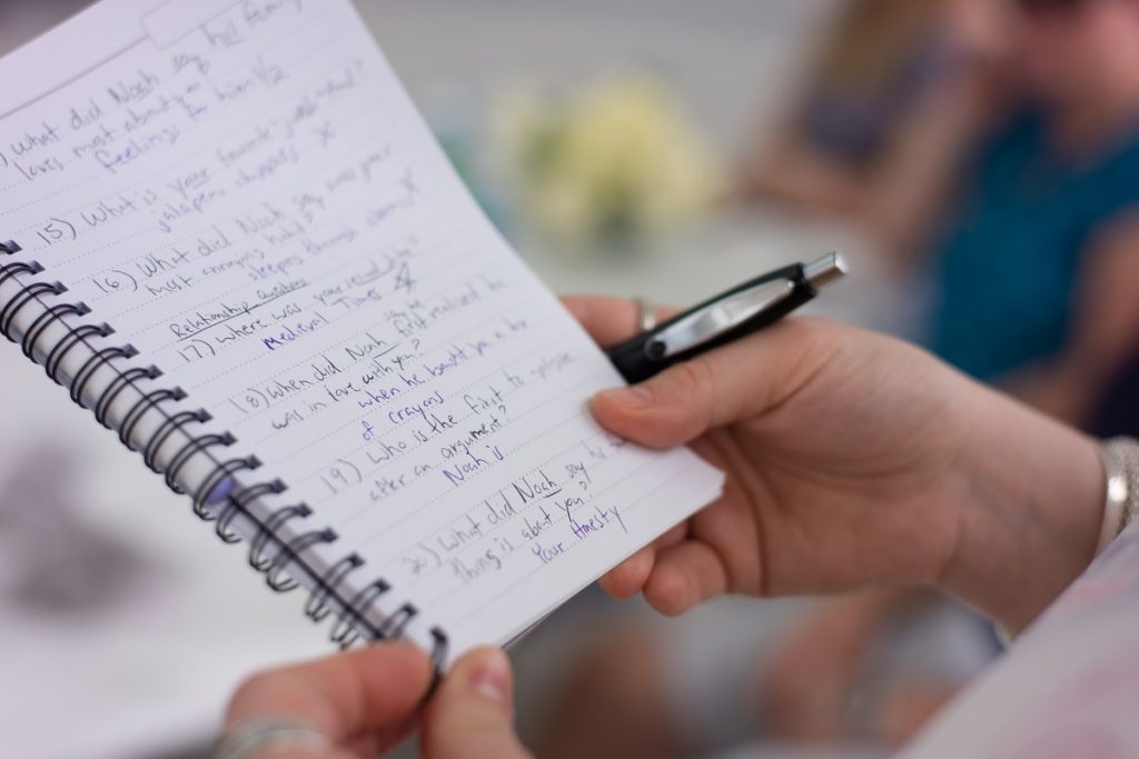Maid of honor speech notes