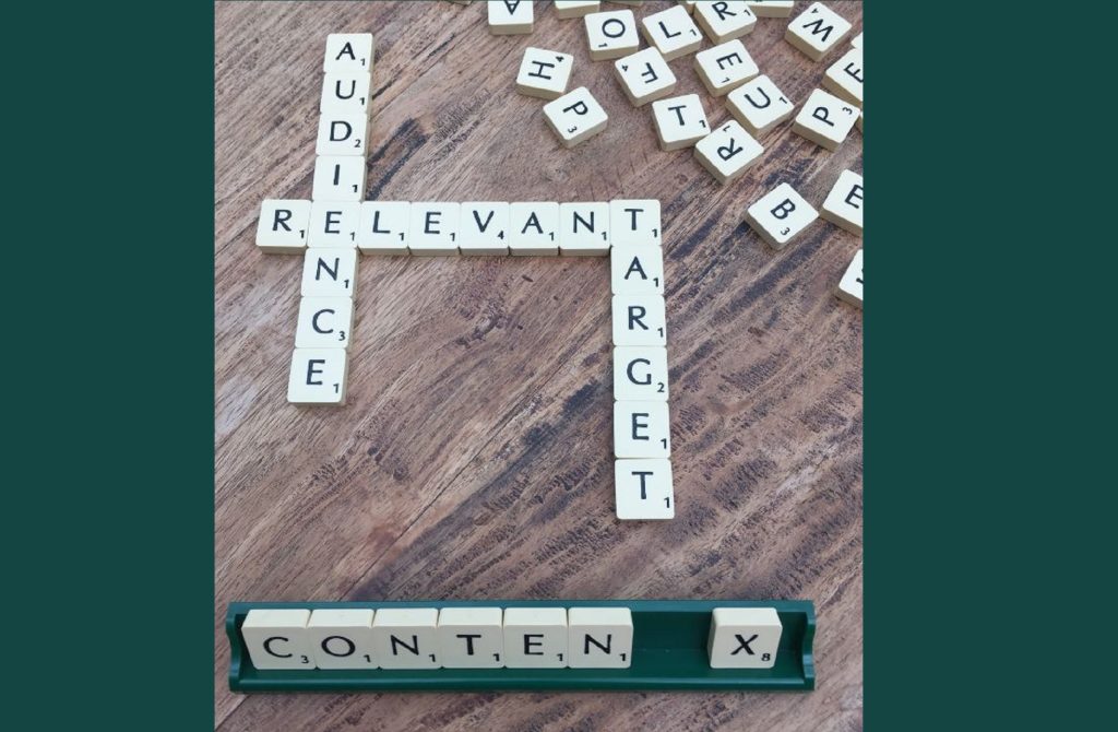 Aim for audience - relevant  content